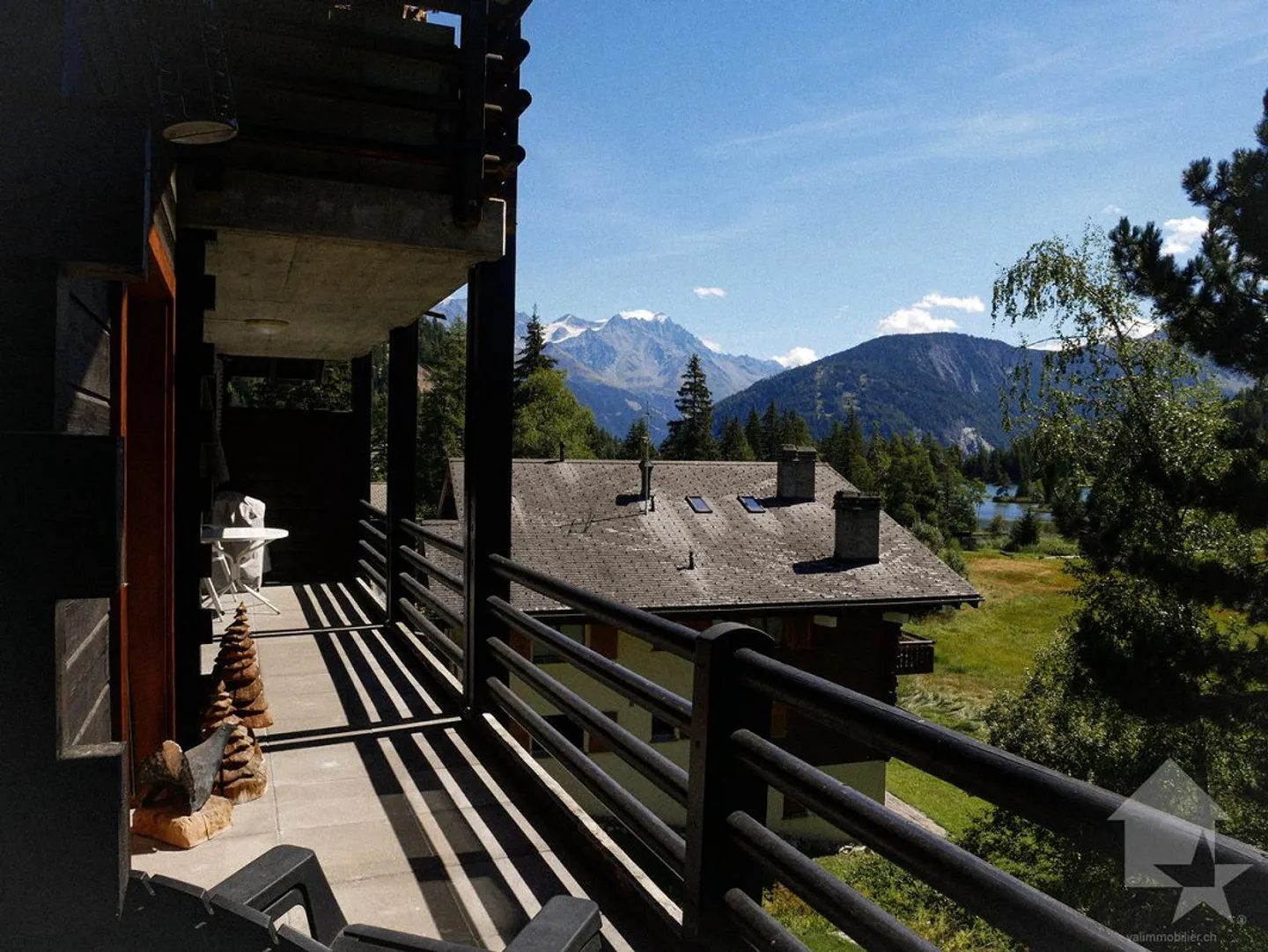 Wunderschöne Wohnung im Zentrum von Champex-Lac mit großem Balkon - Foto 7 von 20