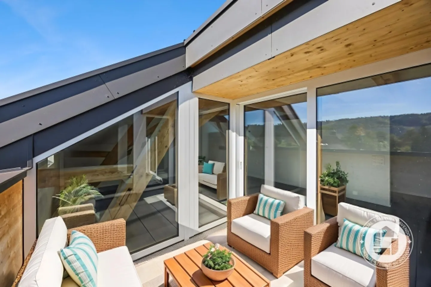 Maisonette penthouse exclusive de 5,5 pièces avec charme - Photo 4 sur 13