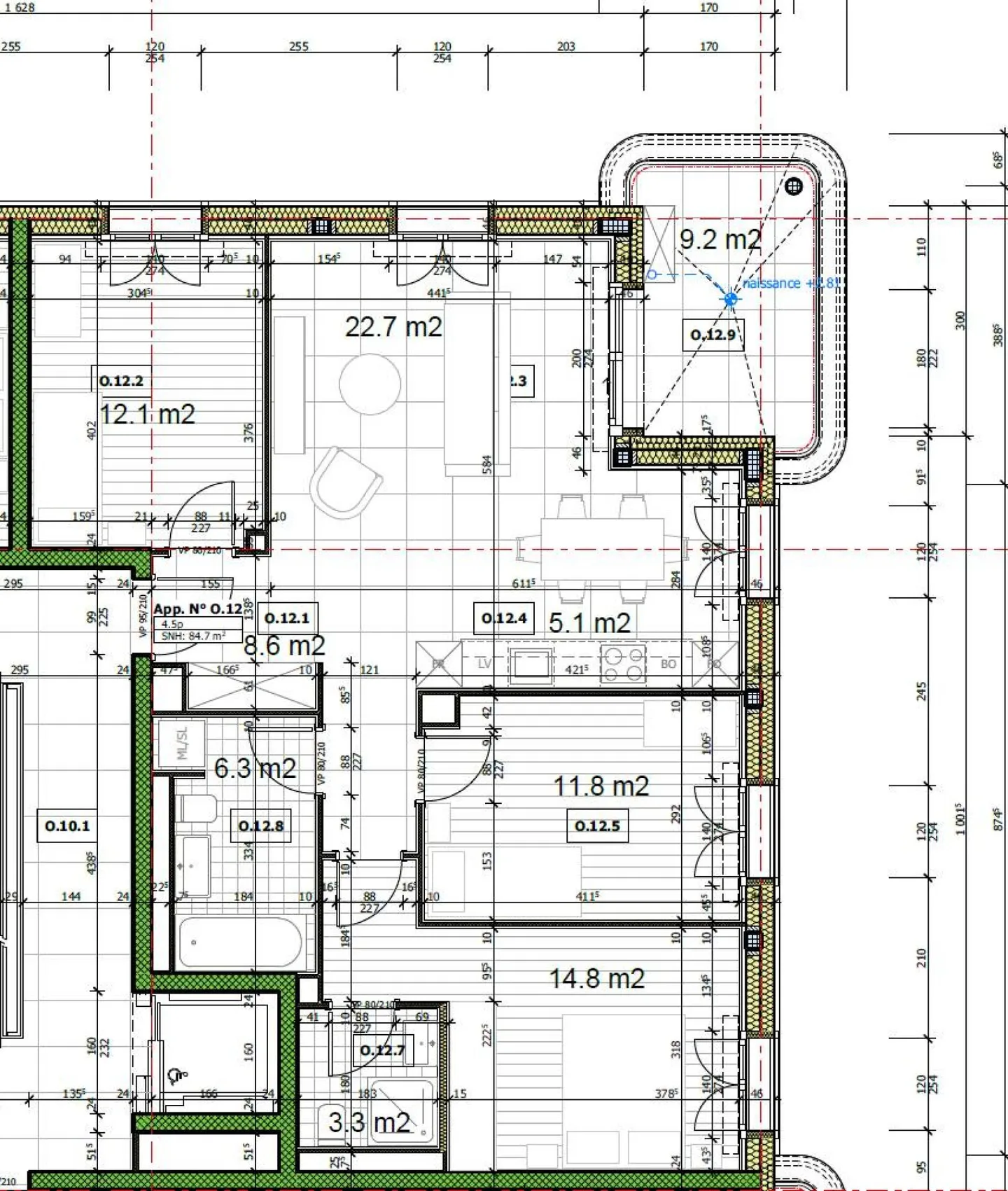 Prairie 4 - Appartamento 4.5 stanze al 3° piano - Foto 13 di 15