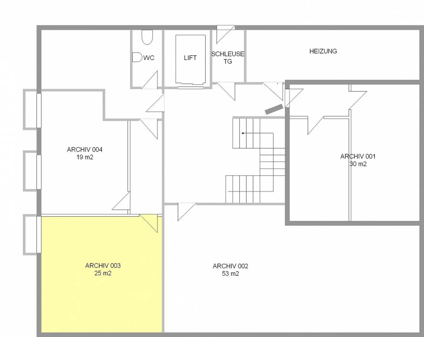 Salle de stockage/archives de 25 m3 avec lumière du jour - Photo 8 sur 8