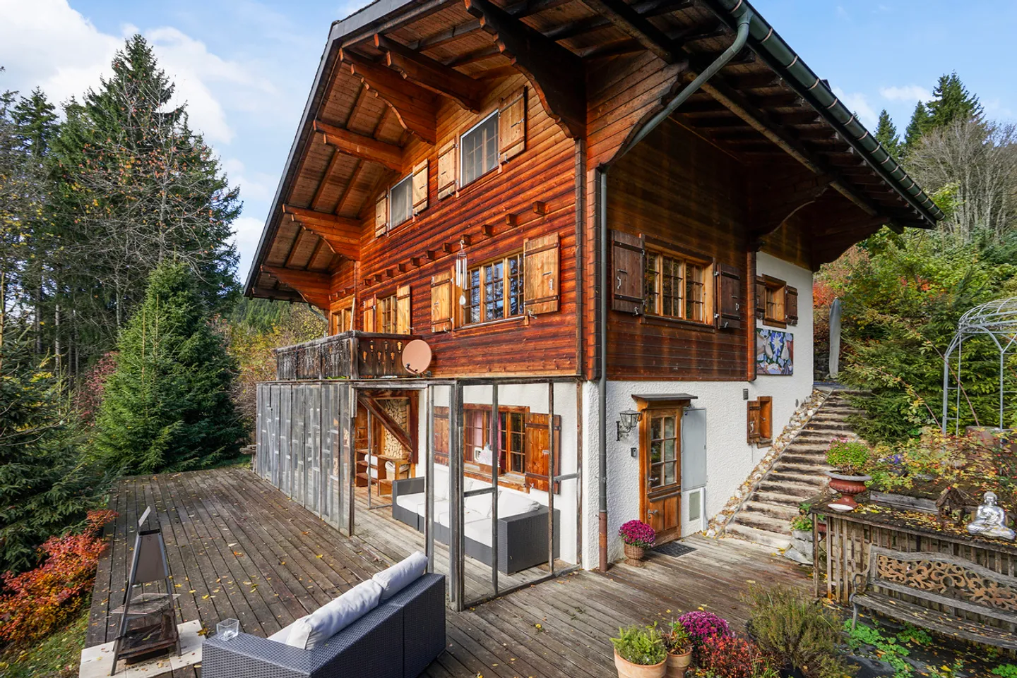 Chalet Rose: Tranquility and Nature in La Barboleuse - Photo 43 of 70