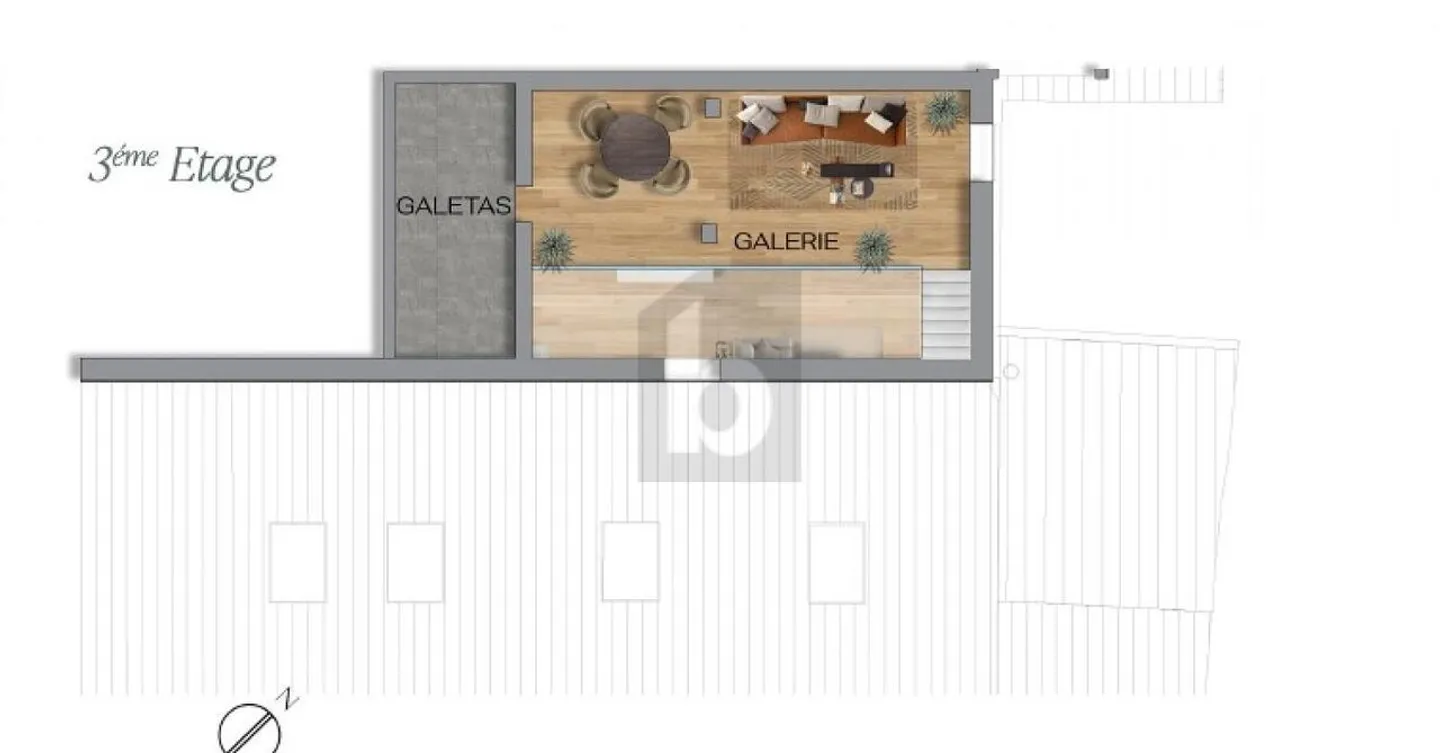 Duplex moderne au bord du Lac Joux - Photo 4 sur 5