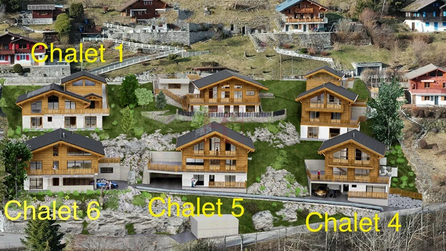 Crésuz - Chalets magnifiques avec 4,5 à 5,5 pièces - Photo 8 sur 12