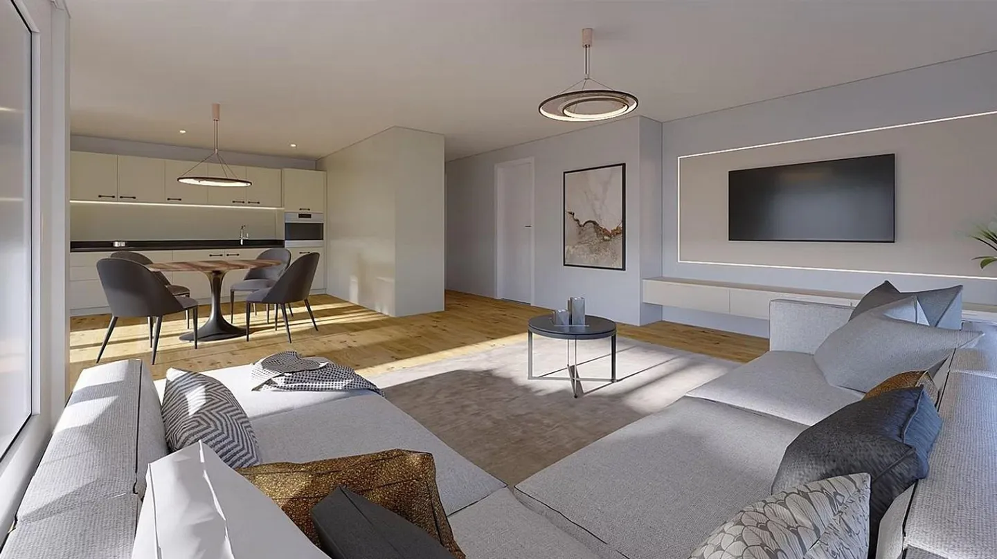 Esclusivo appartamento attico di 3,5 locali con terrazza XXL a Brig - Foto 2 di 6