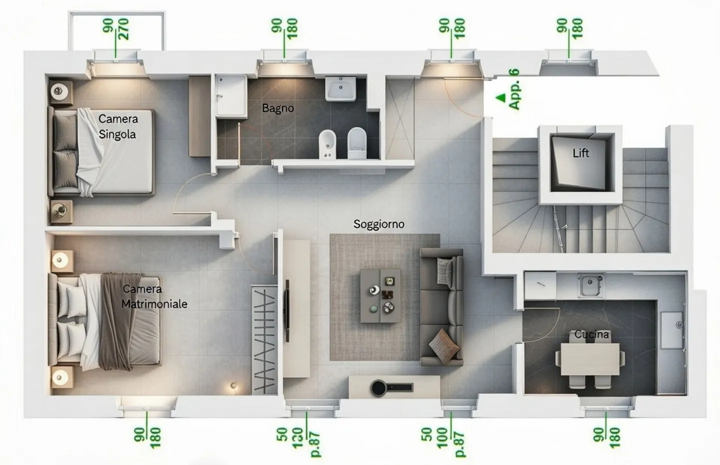 Renovierte 3,5-Zimmer-Wohnung - Foto 1 von 2