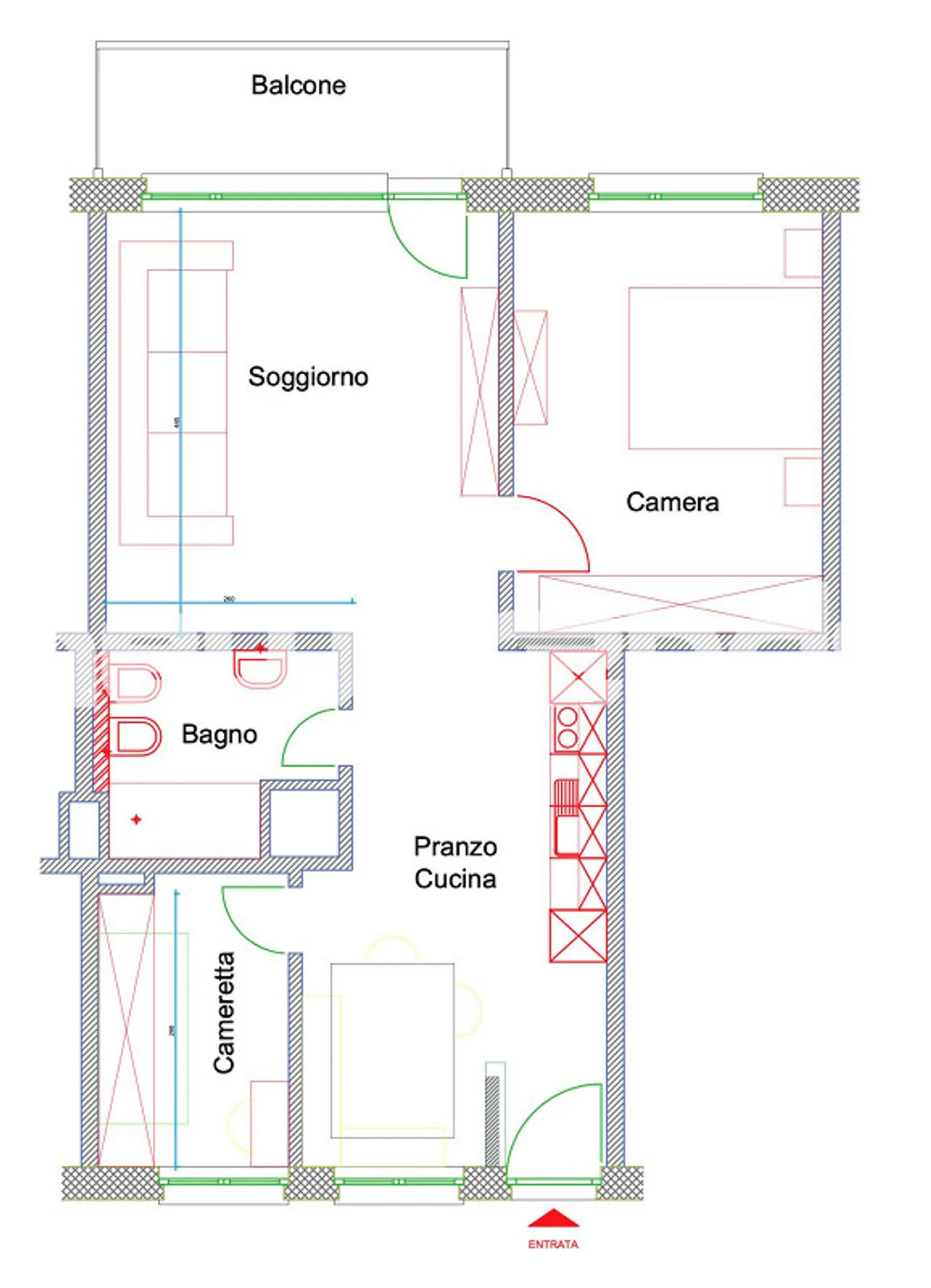 Lugano, 3.5 pièces entièrement rénovés dans un emplacement privilégié - Photo 11 sur 12