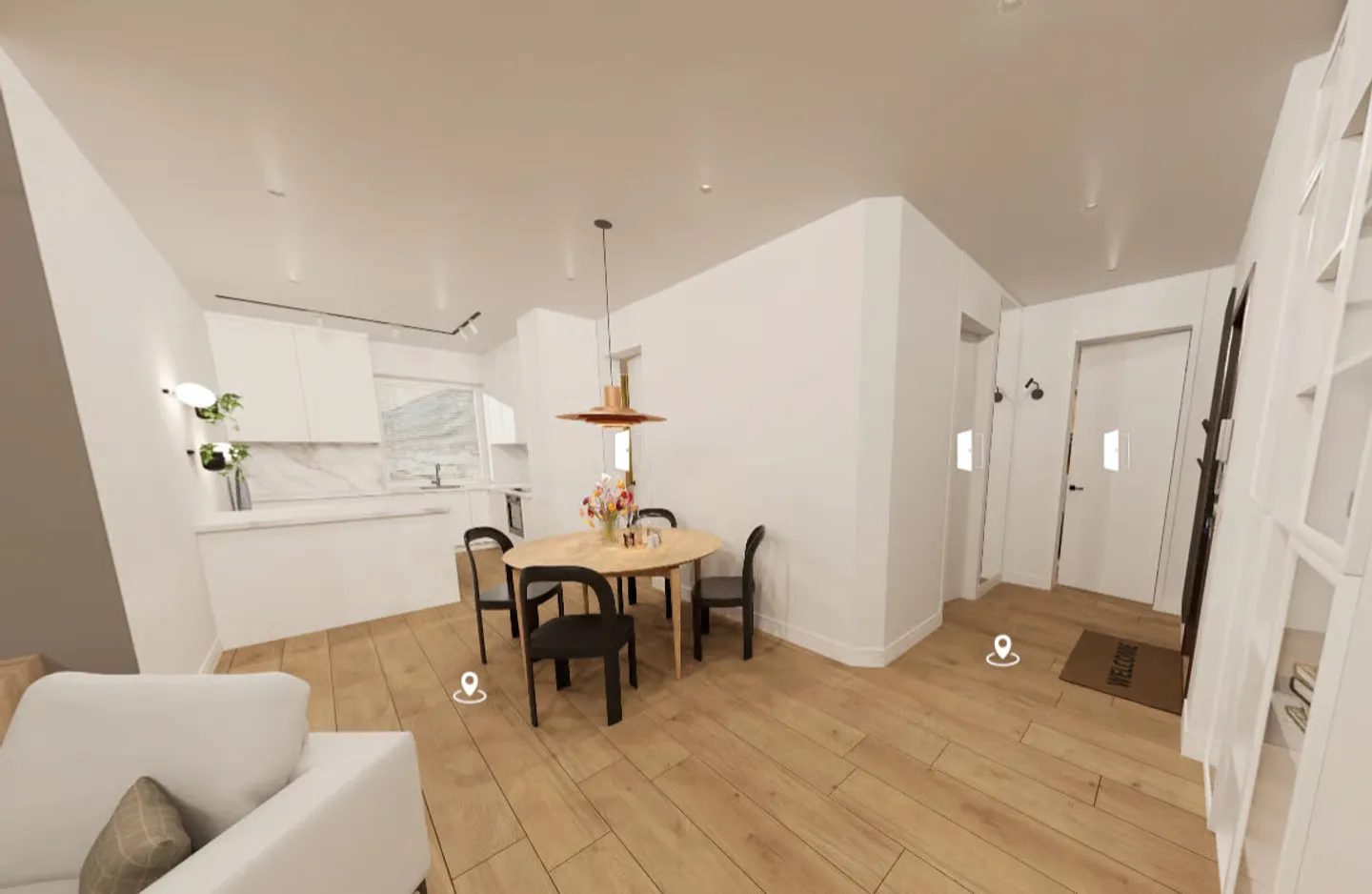 Penthouse-Feeling: 3.5-Zimmer-Neubau mit Traumterrasse - Foto 4 di 13