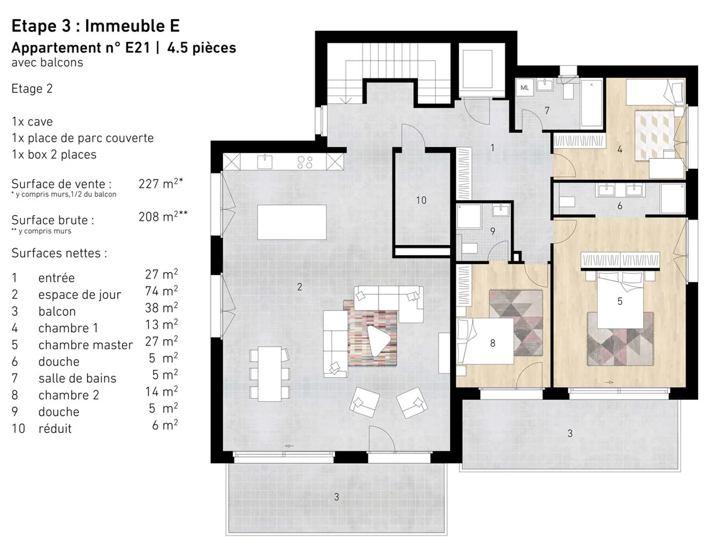 5,5-Zimmer-Wohnung - Foto 8 von 9