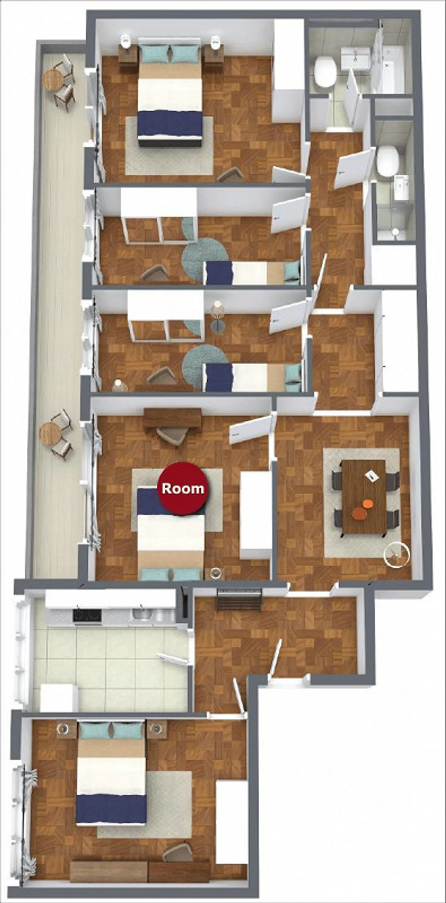 Geräumiges und gut angebundenes Coliving in Chêne-Bourg - Foto 22 von 22