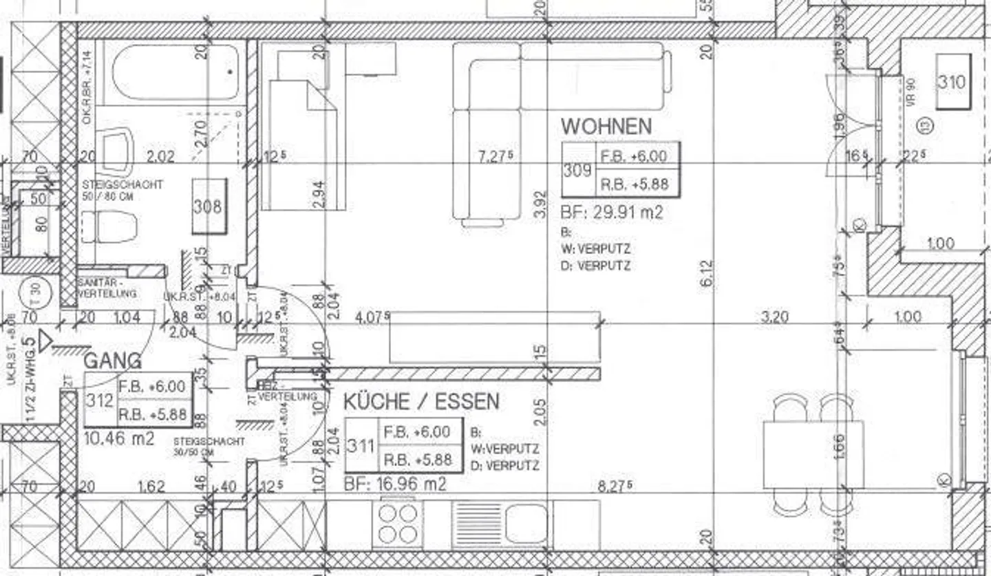 Appartement ancien spacieux de 1,5 pièce en emplacement central - Photo 7 sur 7
