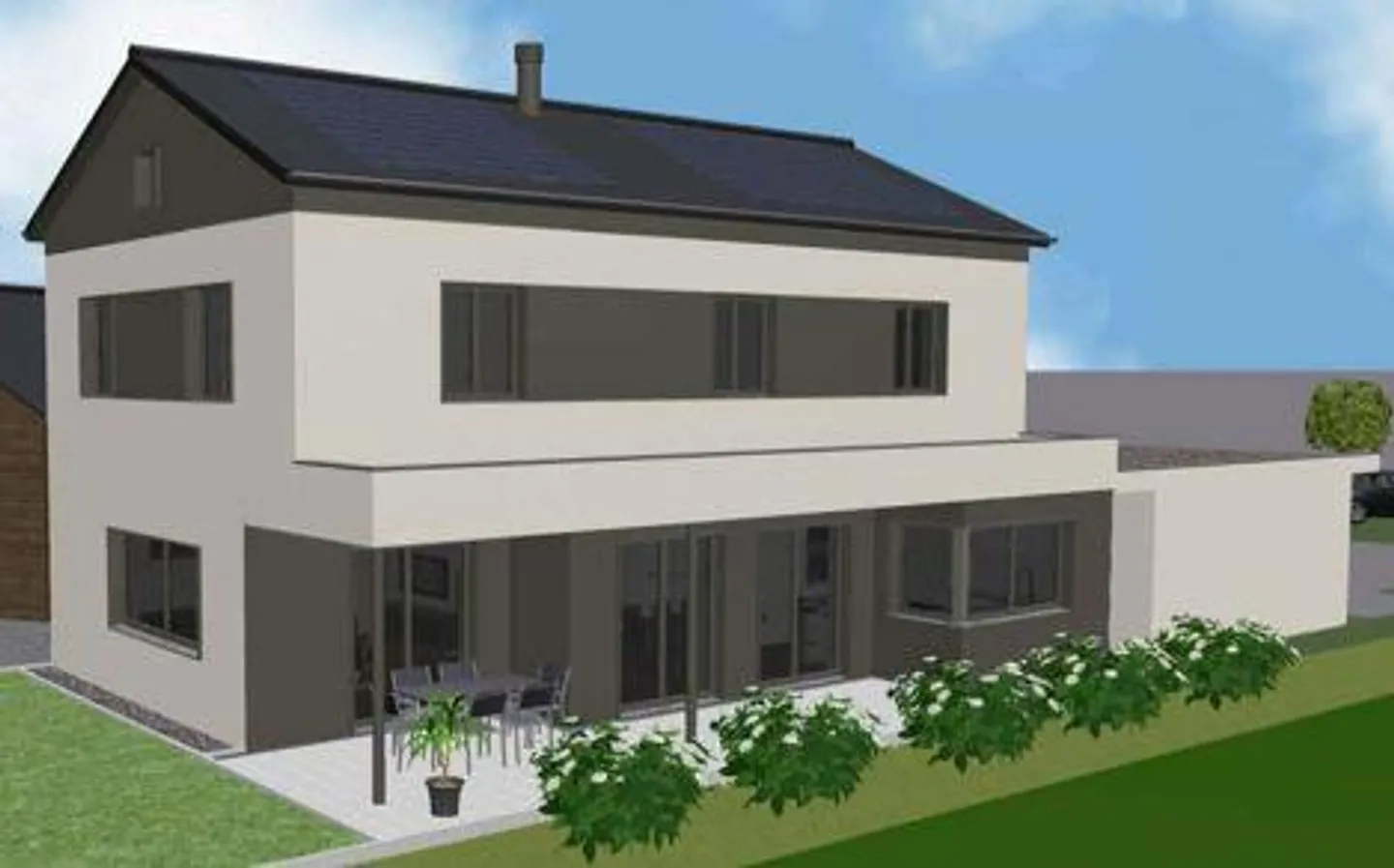 Maison individuelle moderne de 5,5 pièces avec vue sur la montagne à Davos Dorf, Maison - Photo 2 sur 10