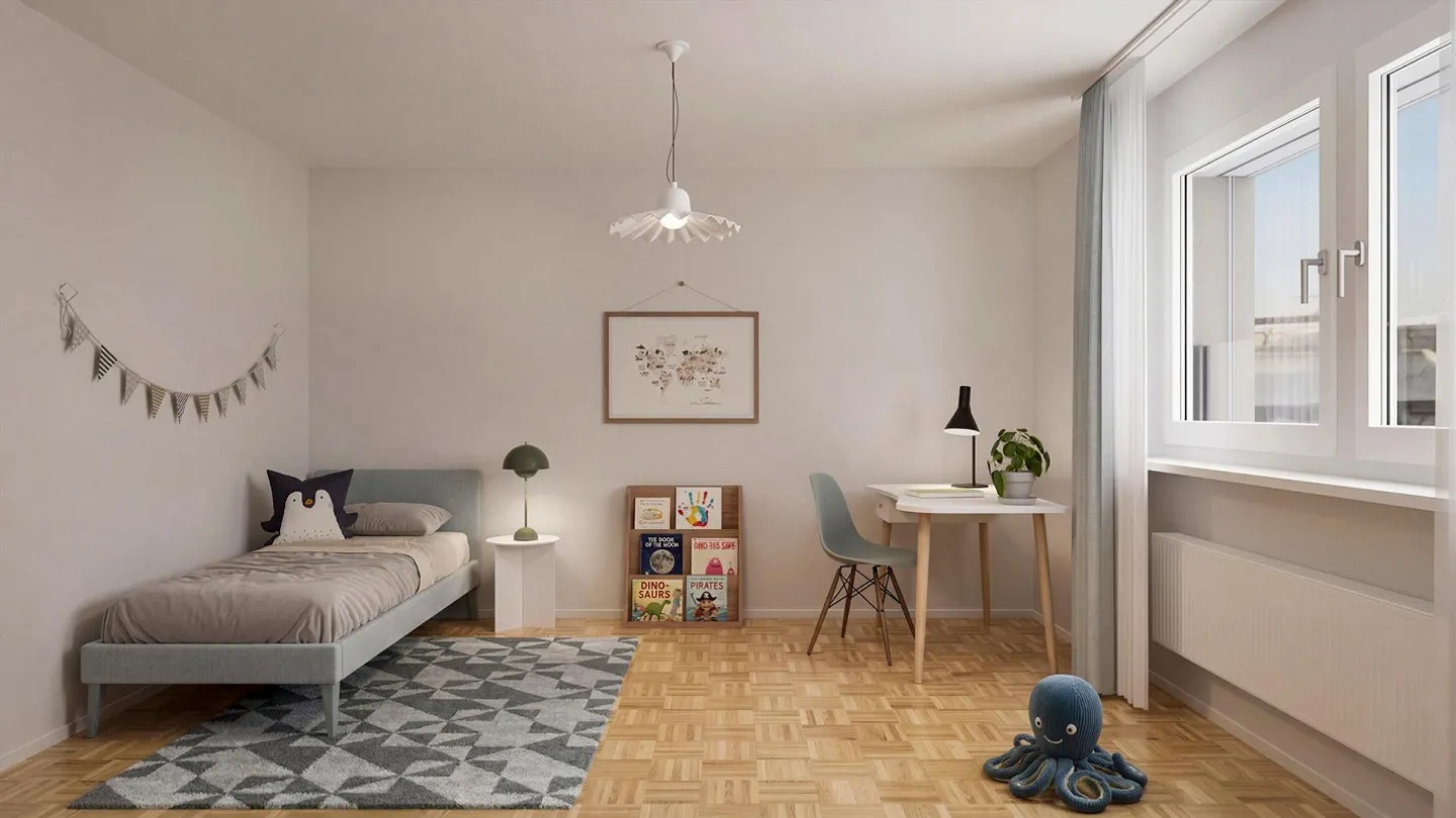 Appartamento 4.5 stanze a Oberwil - Vivere in città, vivere naturalmente - Foto 6 di 9