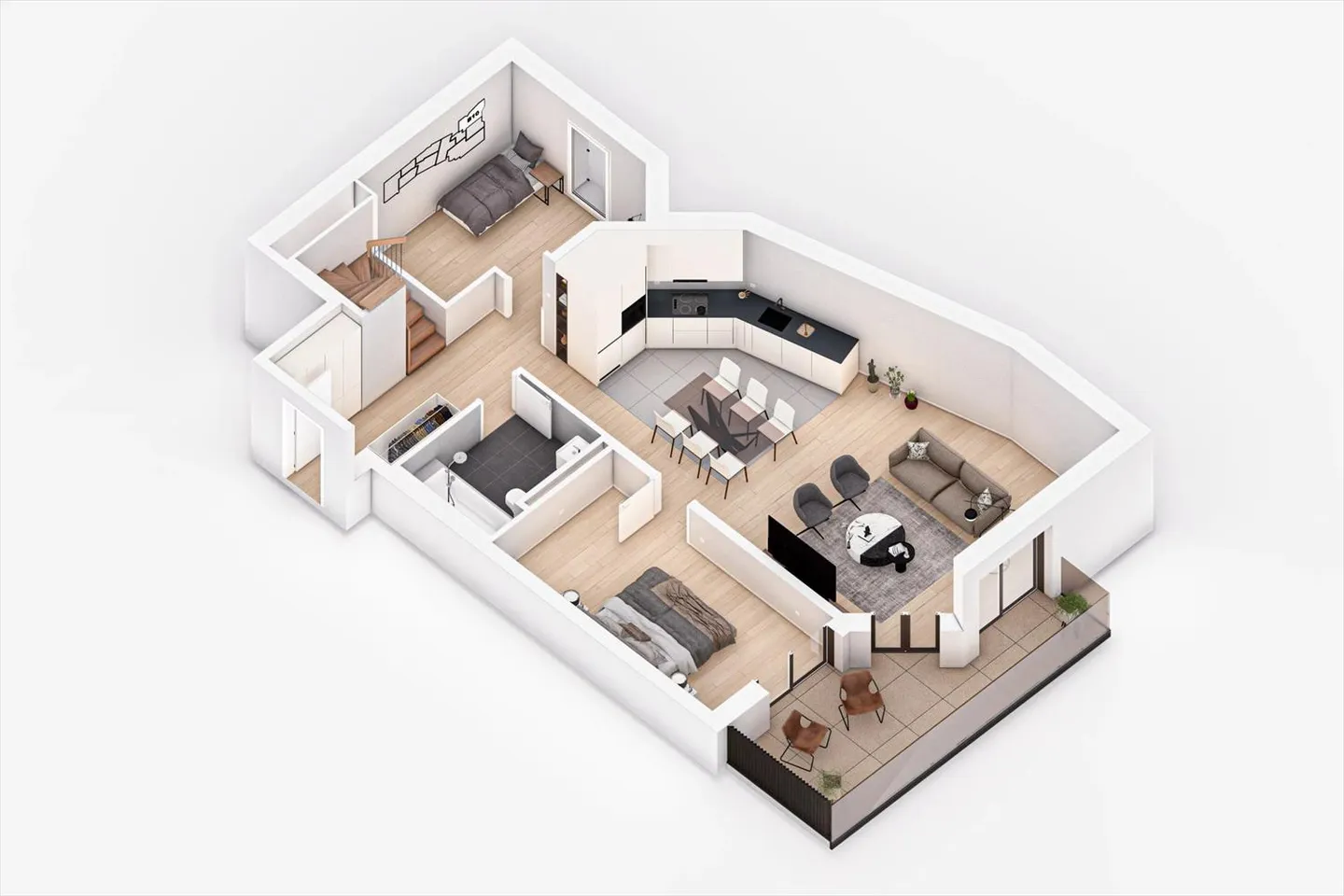 Appartement moderne à Crassier - Photo 8 sur 9