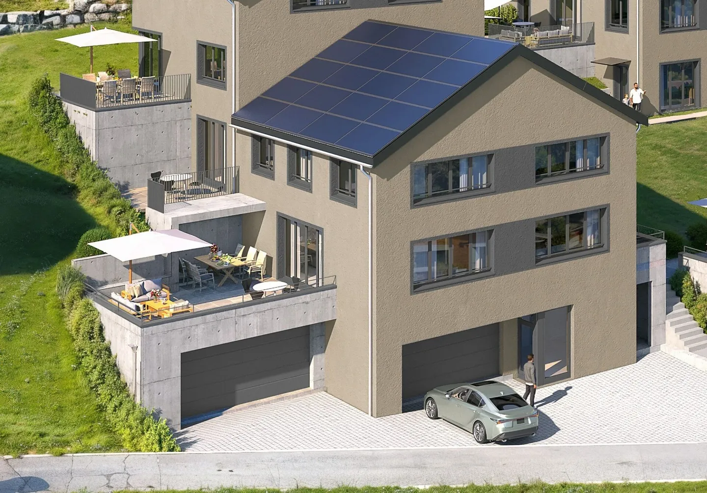 Modernes Einfamilienhaus mit Lift - Foto 1 von 5