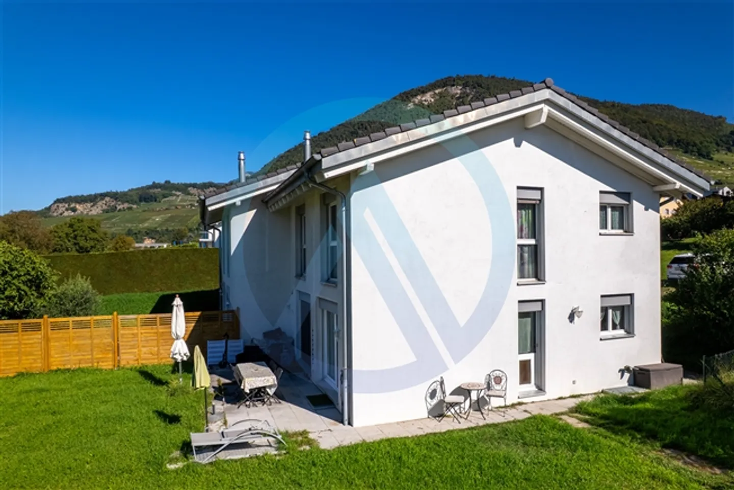 Maison jumelée à Ollon avec grand jardin plat et vue sur les Dents-du-Midi - Photo 13 sur 15