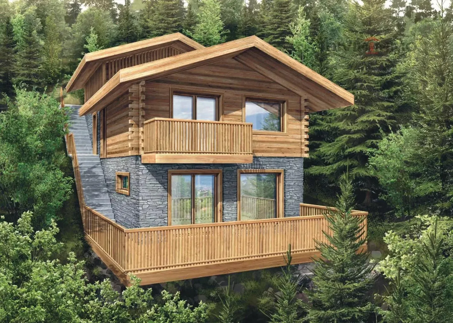 Superbe chalet de luxe de 4,5 pièces sur les hauteurs de Savièse - Photo 1 sur 8