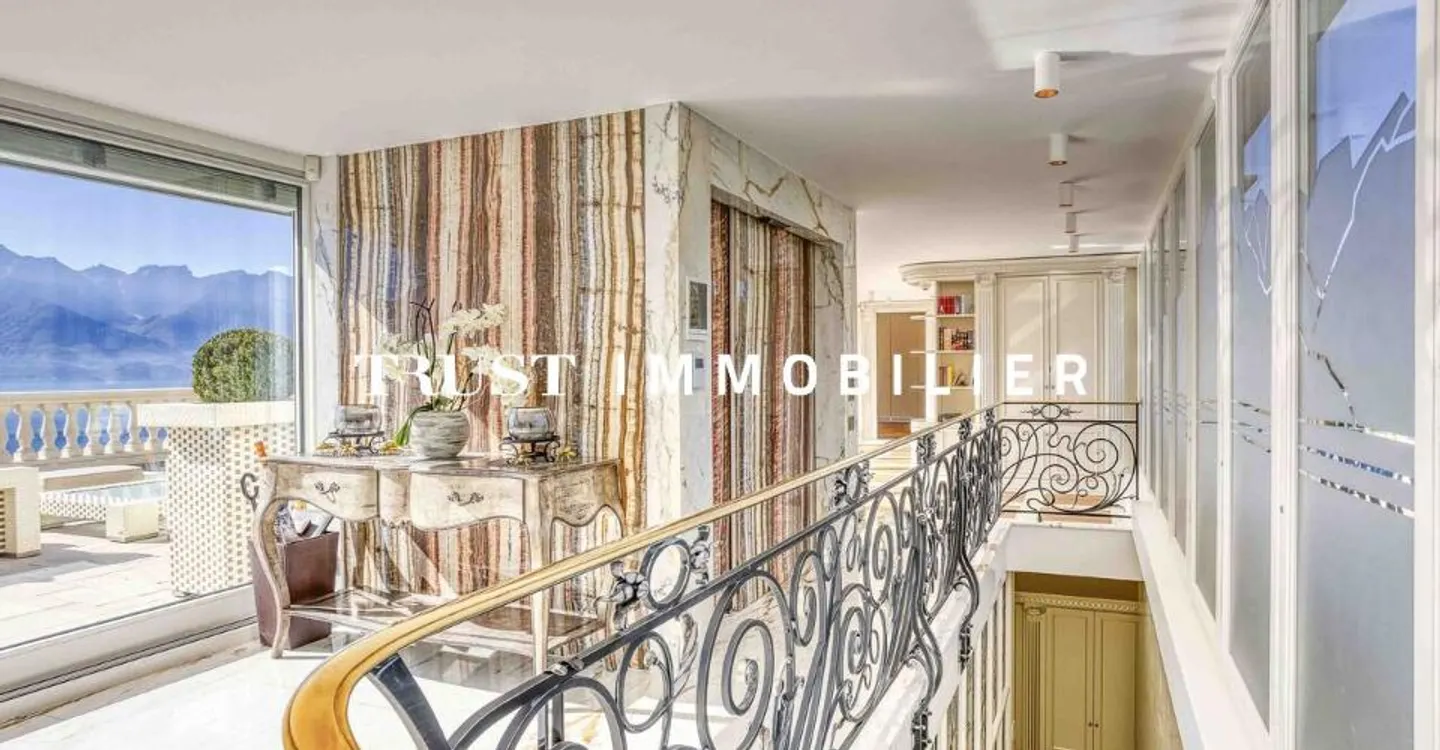 Außergewöhnliche Residenz auf dem Gipfel von Montreux - Foto 3 von 12