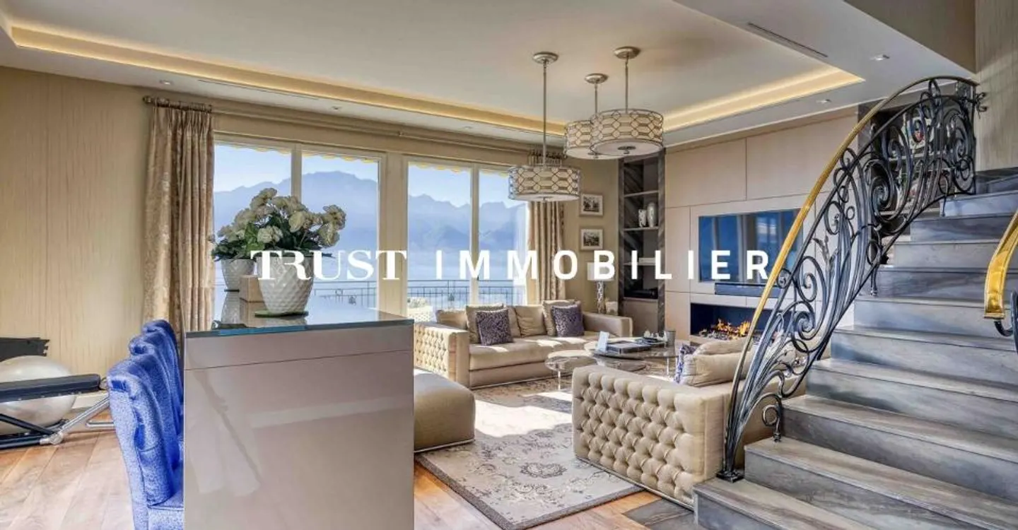 Außergewöhnliche Residenz auf dem Gipfel von Montreux - Foto 5 von 12