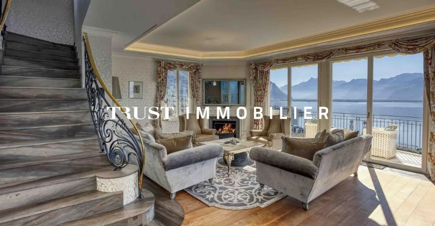 Außergewöhnliche Residenz auf dem Gipfel von Montreux - Foto 6 von 12