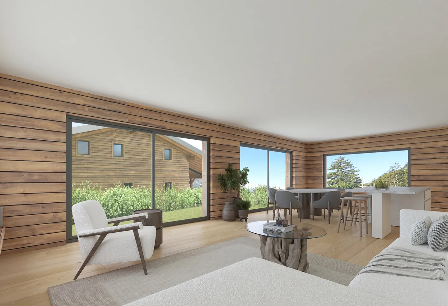 Wunderschöne 4,5-Zimmer-Wohnung mit atemberaubendem Blick in Savièse - Foto 3 von 6