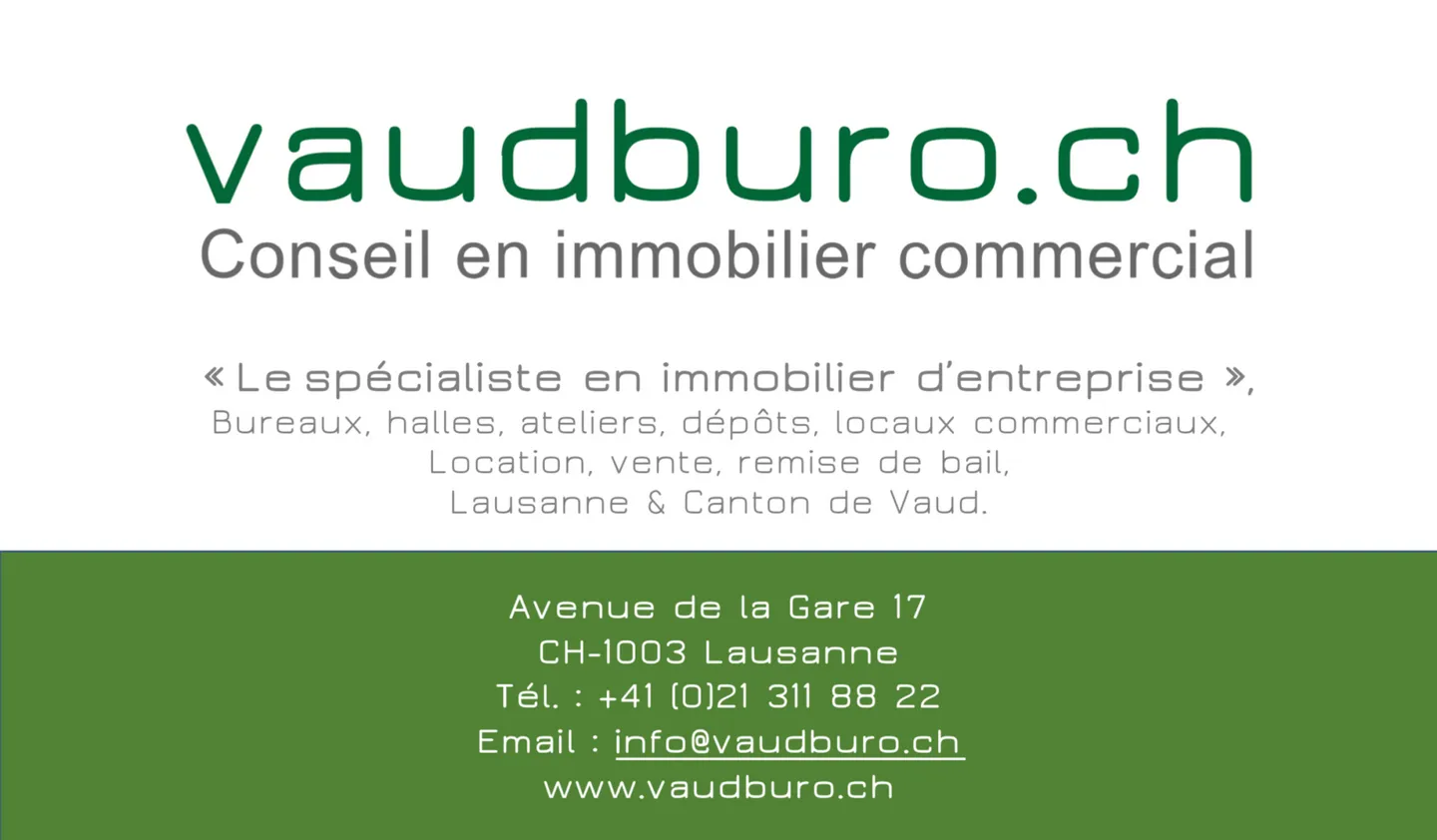 Vaud local commercial au Mont sur Lausanne 500 à 1000 m2 grande hauteur sous plafond - Photo 8 sur 8