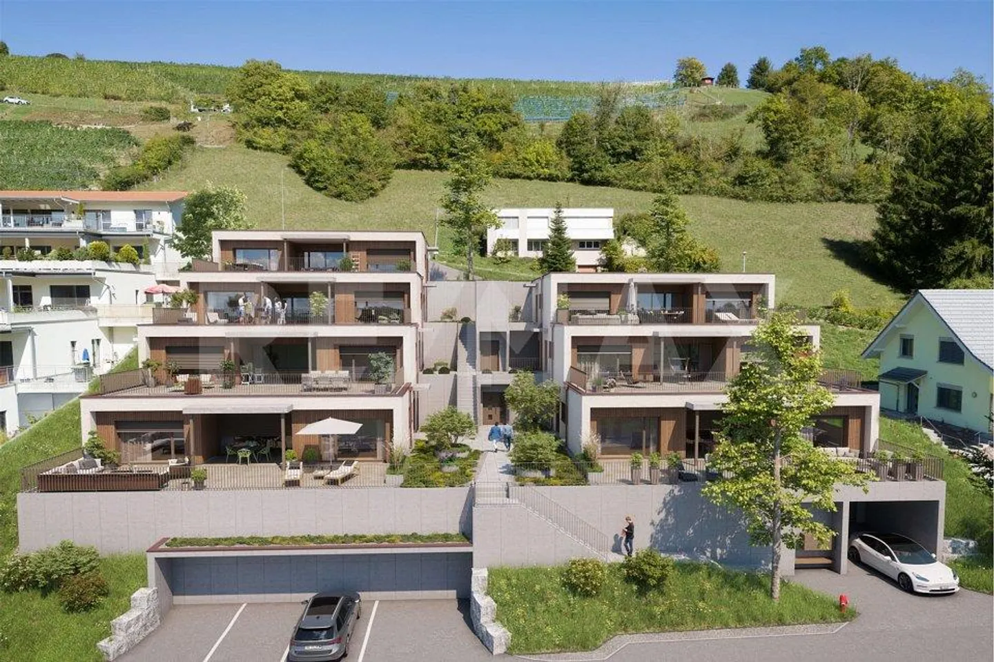 First occupancy: Terrace house with high-quality expansion in a sunny and quiet location with a view - Photo 4 of 12