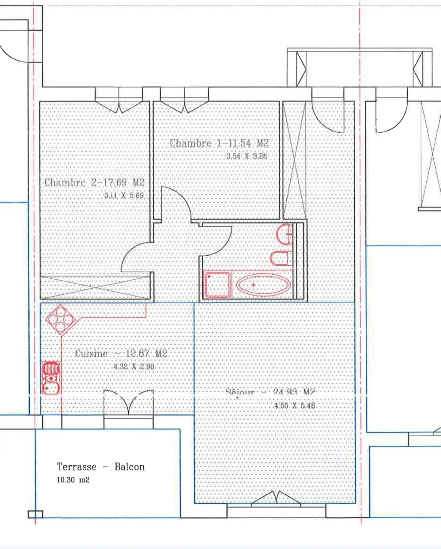 3.5-room apartment on the top floor - Photo 2 of 2