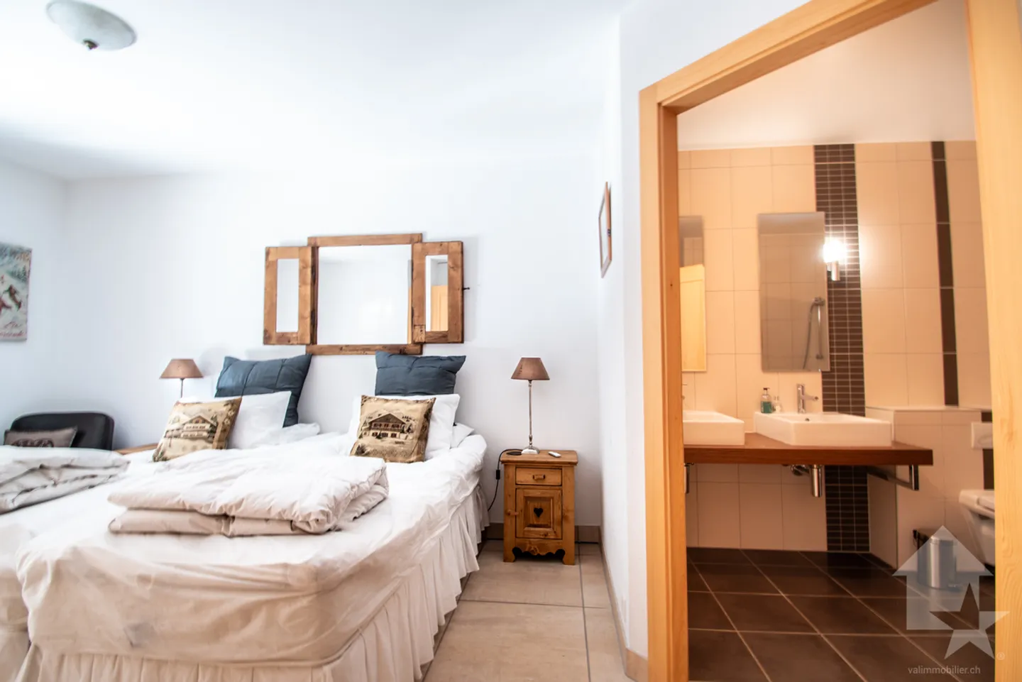 «Morgins, lumineux appartement de standing de 3.5 pièces» - Photo 8 sur 12