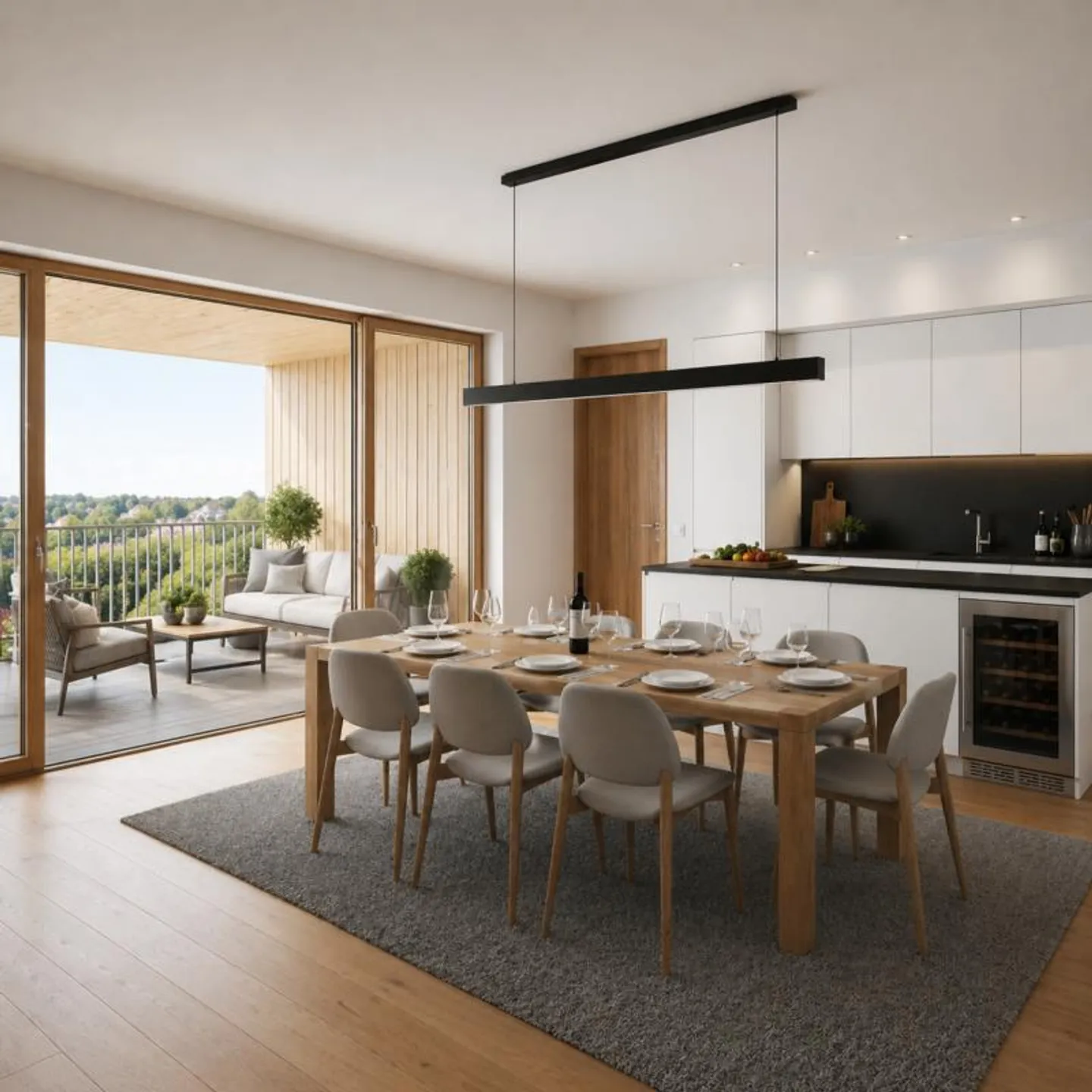 Nachhaltiges Penthouse in Koppigen - Foto 1 von 13