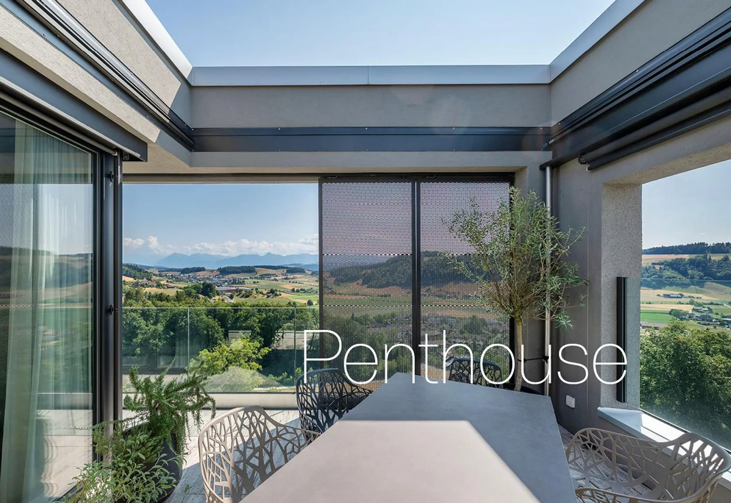 Penthouse mit beeindruckendem Alpenblick - Foto 1 von 15