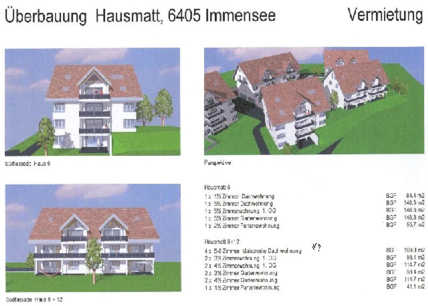 Loft above the rooftops of Immensee - Photo 1 of 7