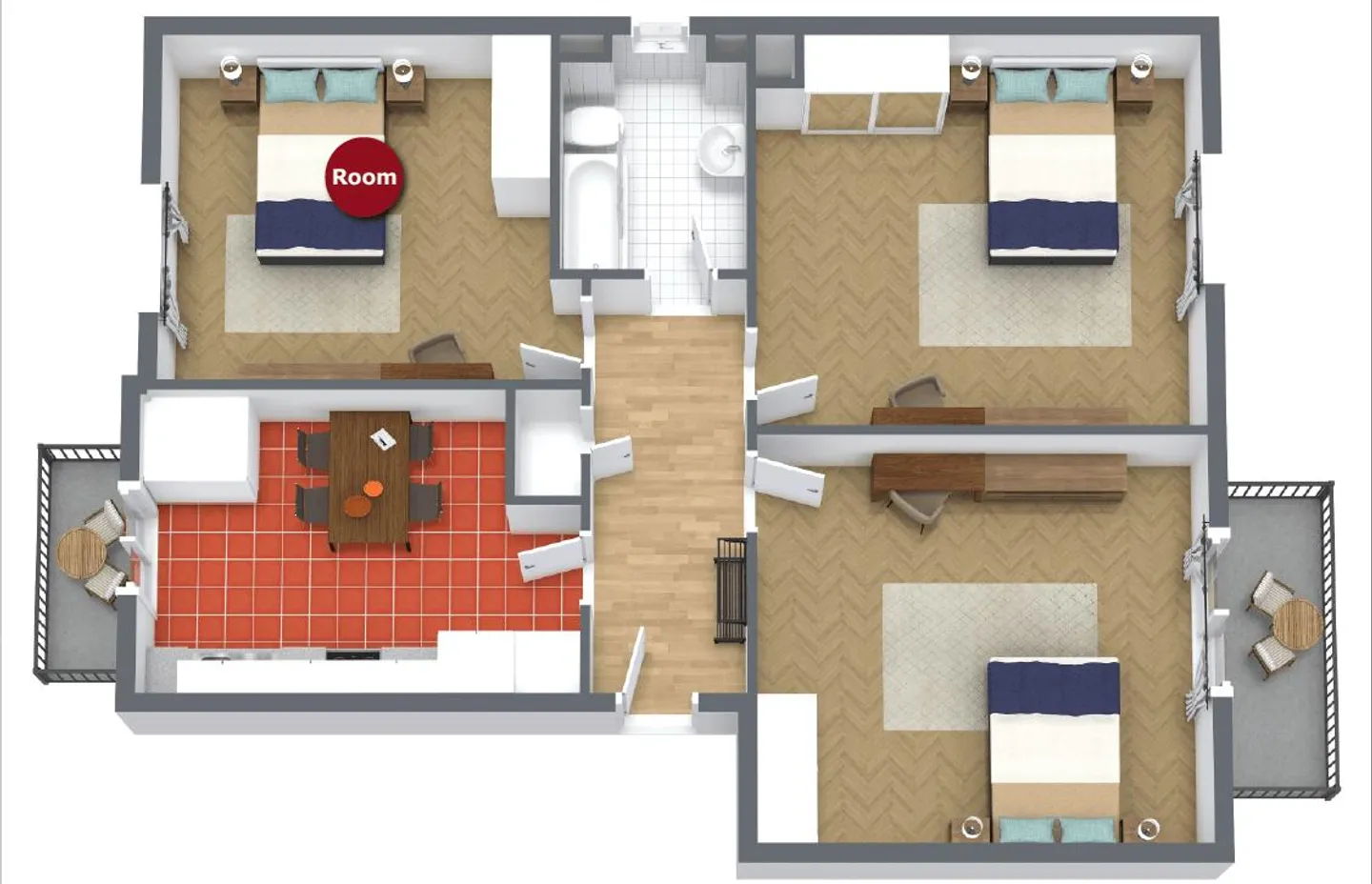 Coliving Wohnung in Zürich - Foto 22 von 22