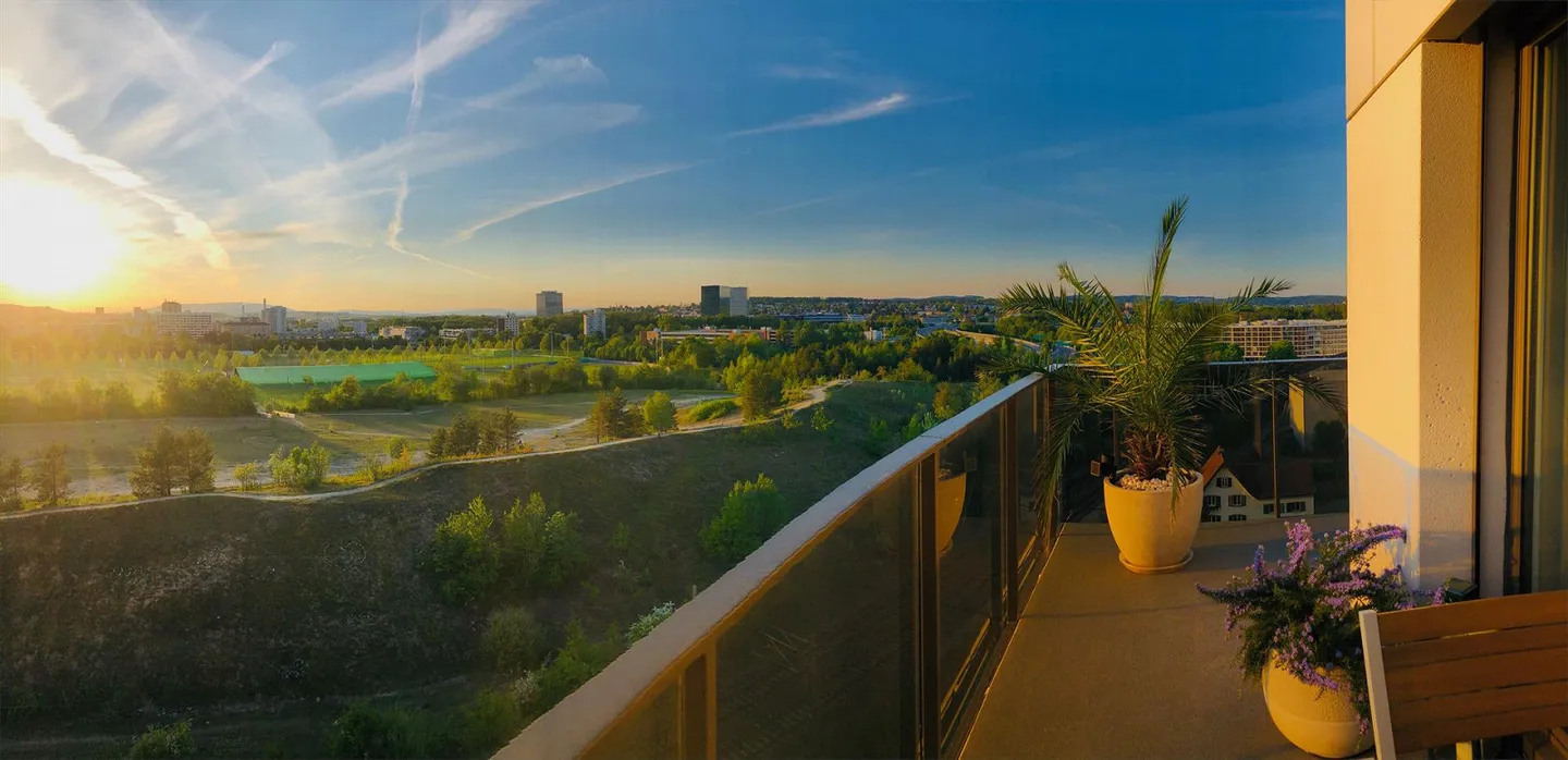 Vivre au-dessus des toits de Dübendorf dans le quartier Hochbord émergent et urbain ! - Photo 5 sur 8