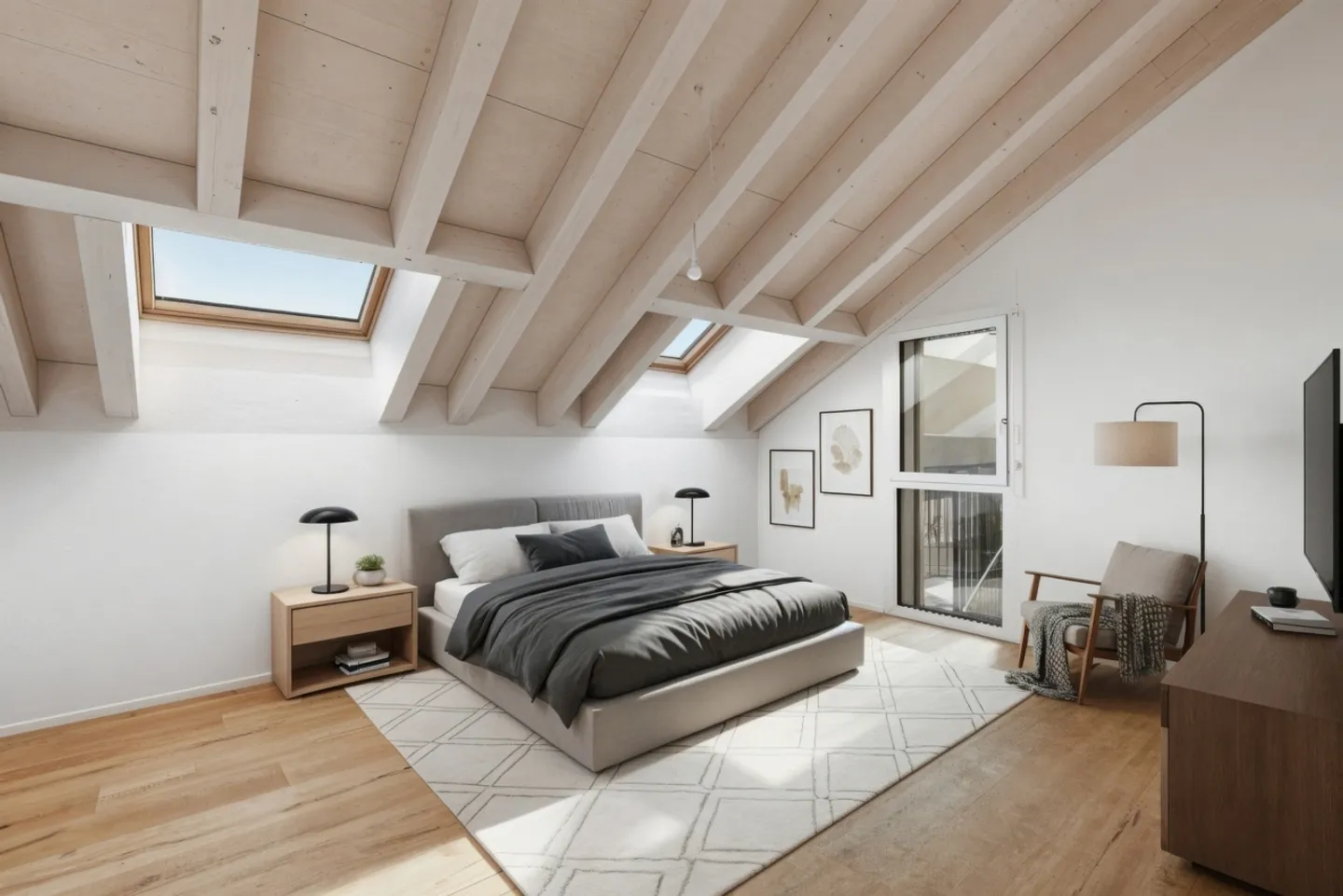 Magnifique duplex neuf de 5.5 pièces à 4 minutes de Romont - LOT 2.4 - Photo 2 sur 8