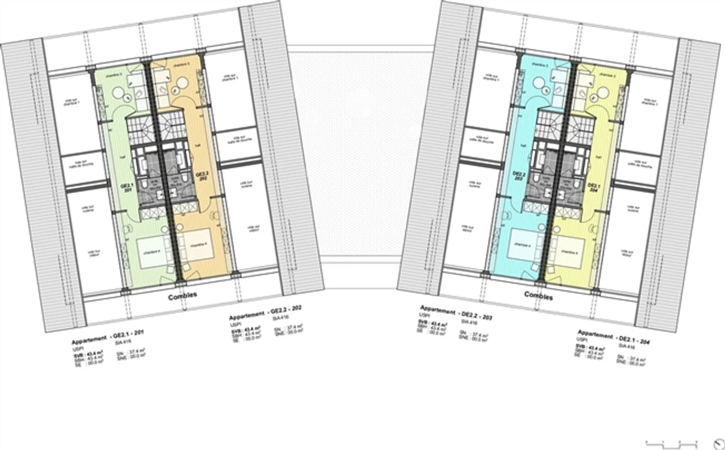 Vercorin - Echères 203 - Maisonette 4.5 Rooms Intersection - Photo 5 of 9