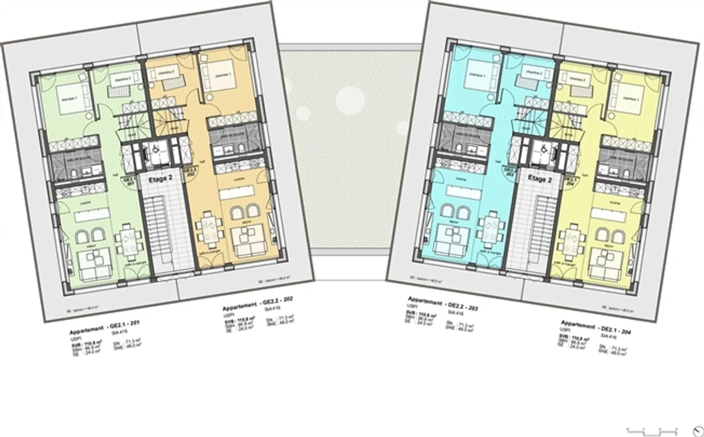 Vercorin - Echères 203 - Maisonette 4.5 Rooms Intersection - Photo 6 of 9