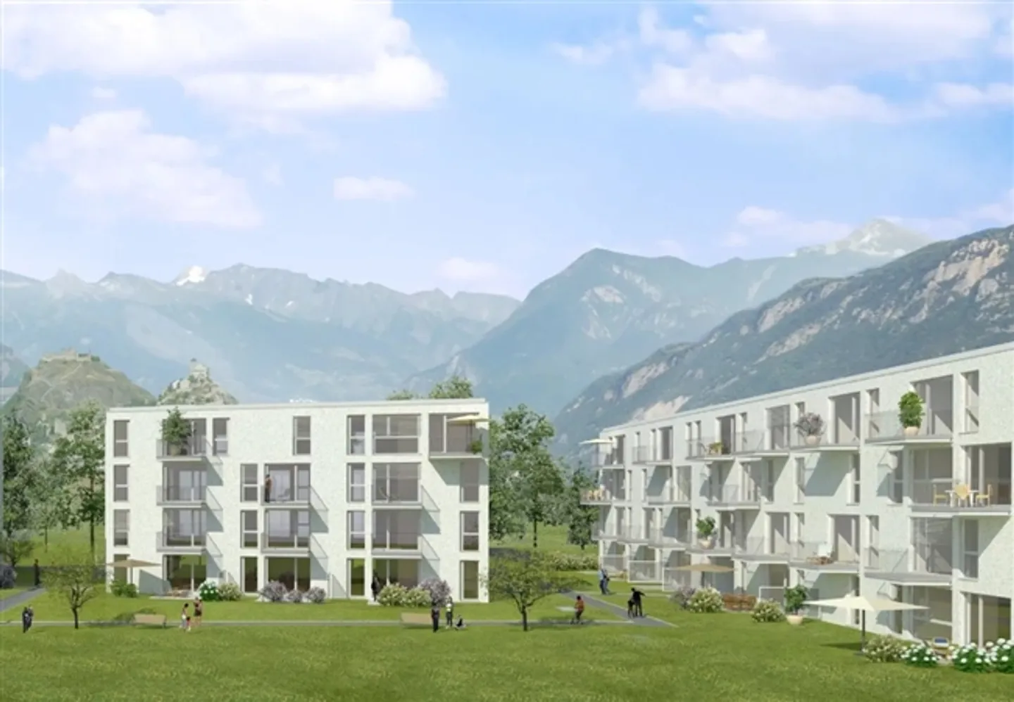 Geräumige Wohnung in Sion - Foto 1 von 8