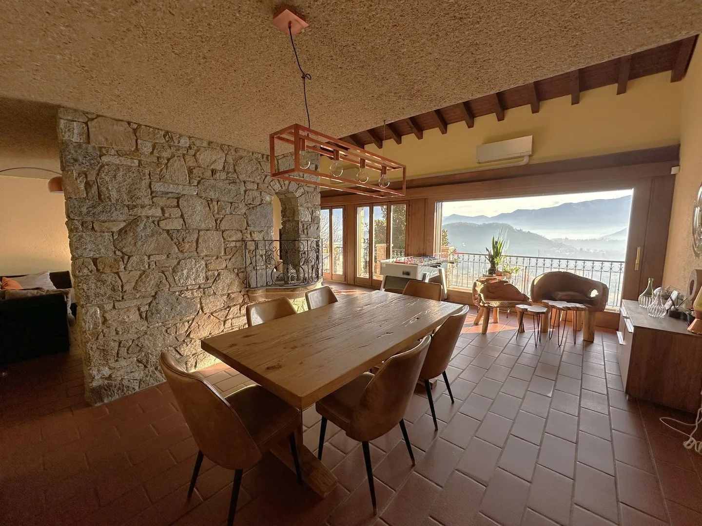 Casa unifamiliare con vista sul lago di Lugano e sulle montagne a Cimo - Foto 7 di 8