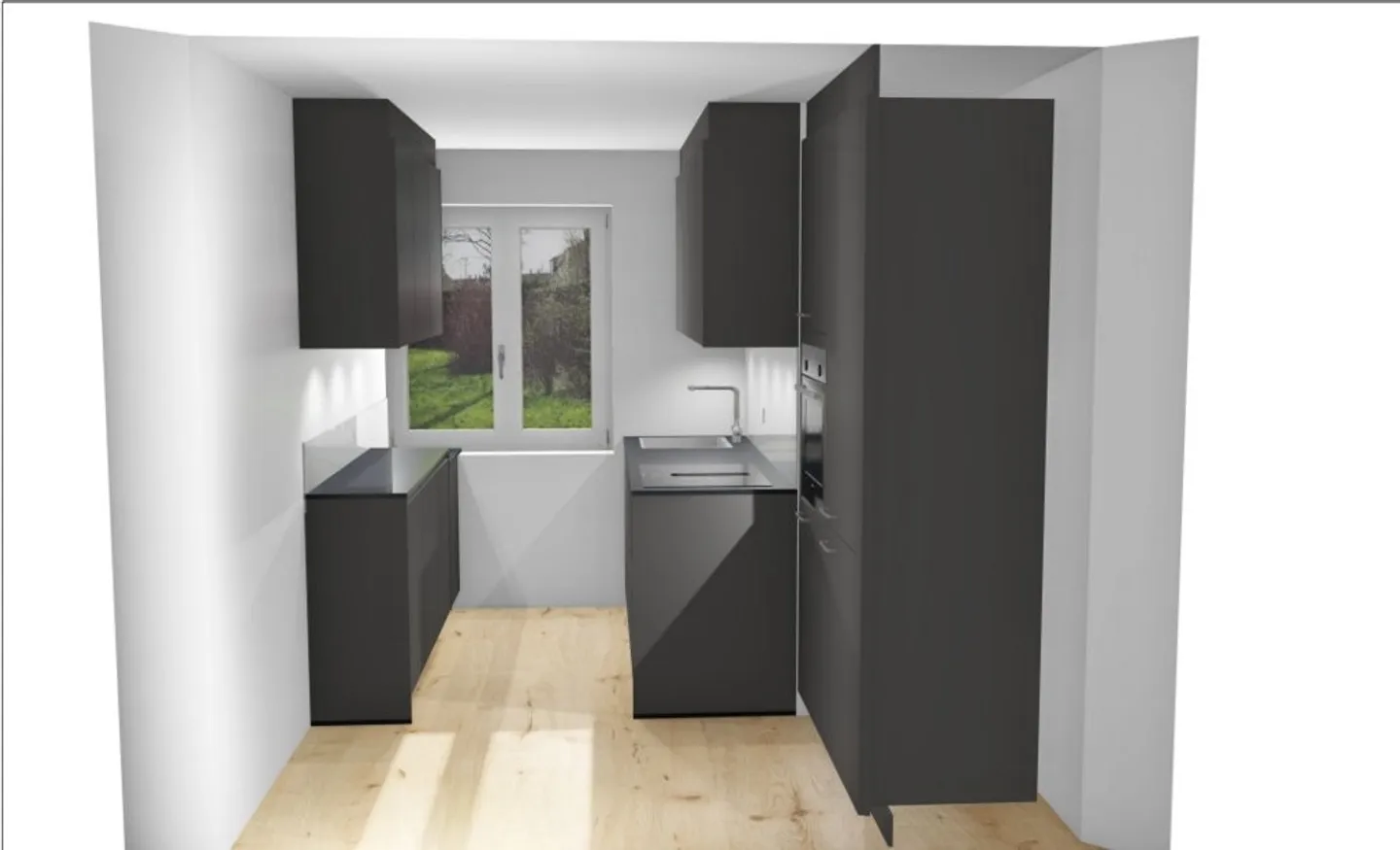 Appartement rénové de 3,5 pièces à Zurich Schwamendingen-Mitte à louer - Photo 2 sur 4