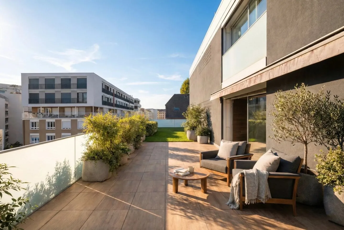 Exklusivität - Wunderschöne zeitgenössische Penthouse im Herzen von Saint-Jean - Foto 1 von 10