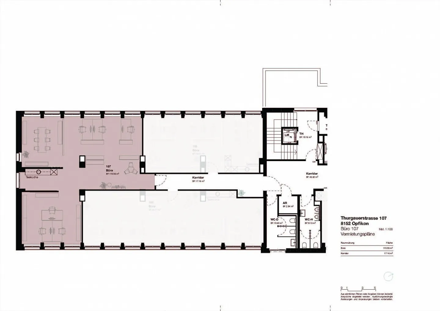 Grosszügiges Büro in Opfikon - Foto 2 von 2