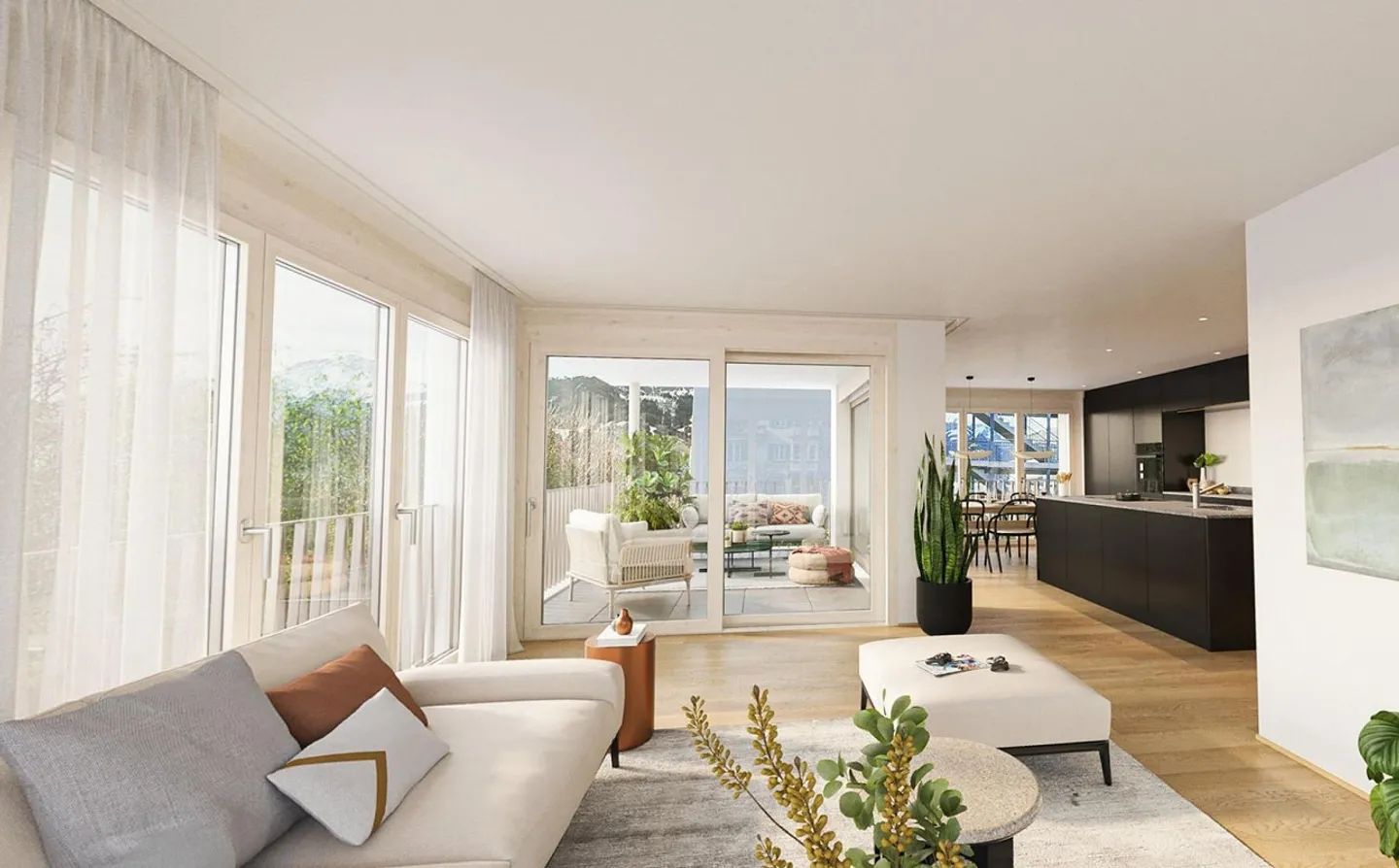 Appartement de 4,5 pièces bien situé à Malans - Photo 4 sur 7