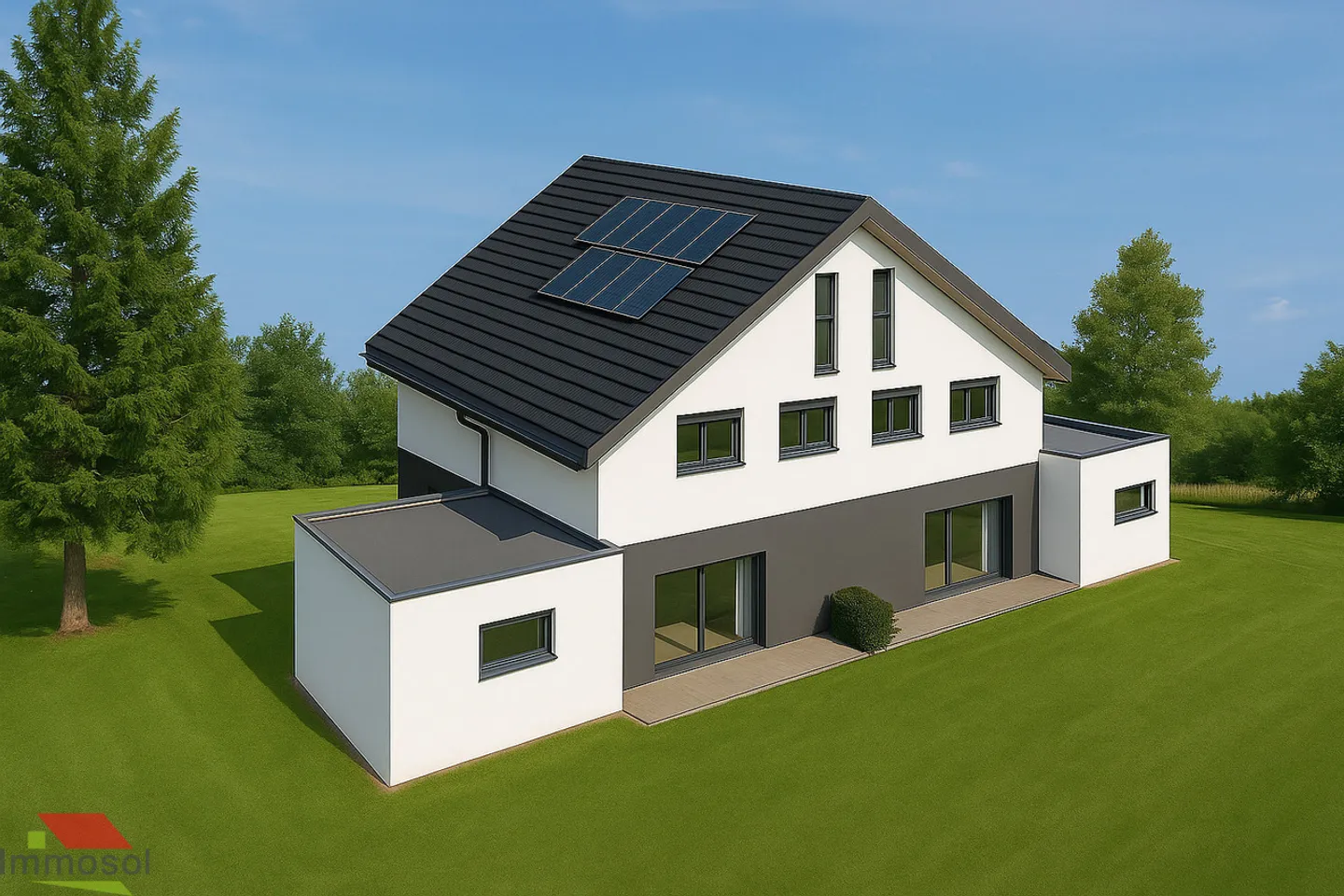Semi-Detached House on Plan - 5.5 Rooms - Basement - Garden - Garage - Photo 2 of 4