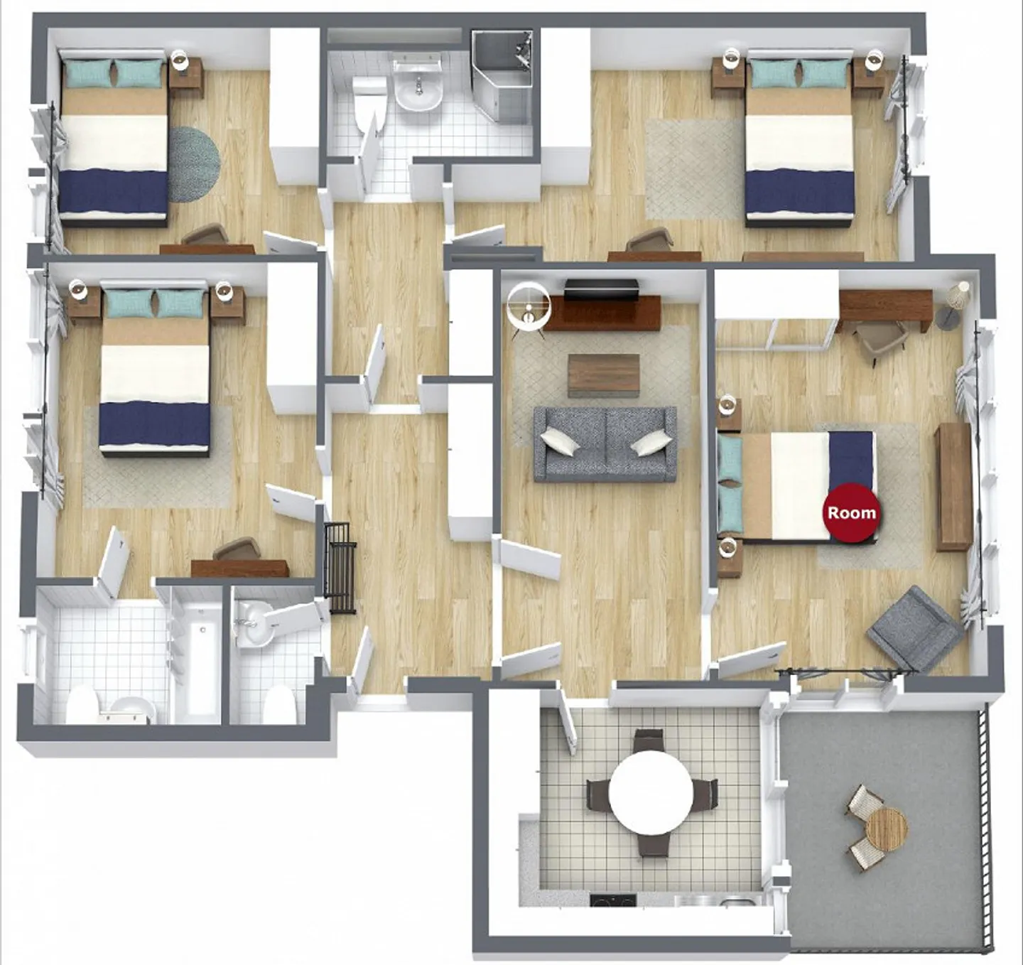 Elegantes Coliving mit Komfort, Raum und Grün in Genf-Champel - Foto 20 von 20