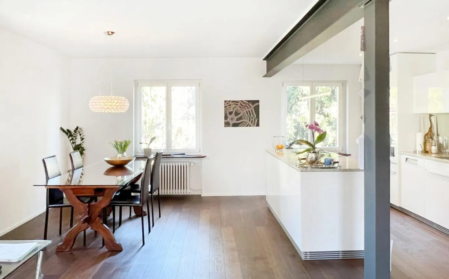 Exklusive möblierte Loft-Wohnung mit separatem Schlafzimmer - Foto 1 von 12