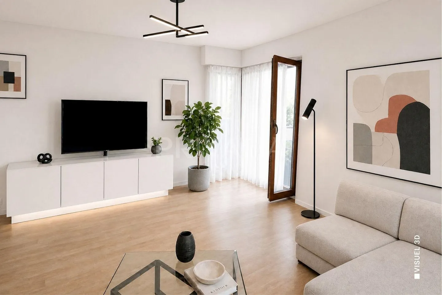 In esclusiva: Incantevole appartamento 2½ locali con balconi e vista lago - Foto 3 di 7