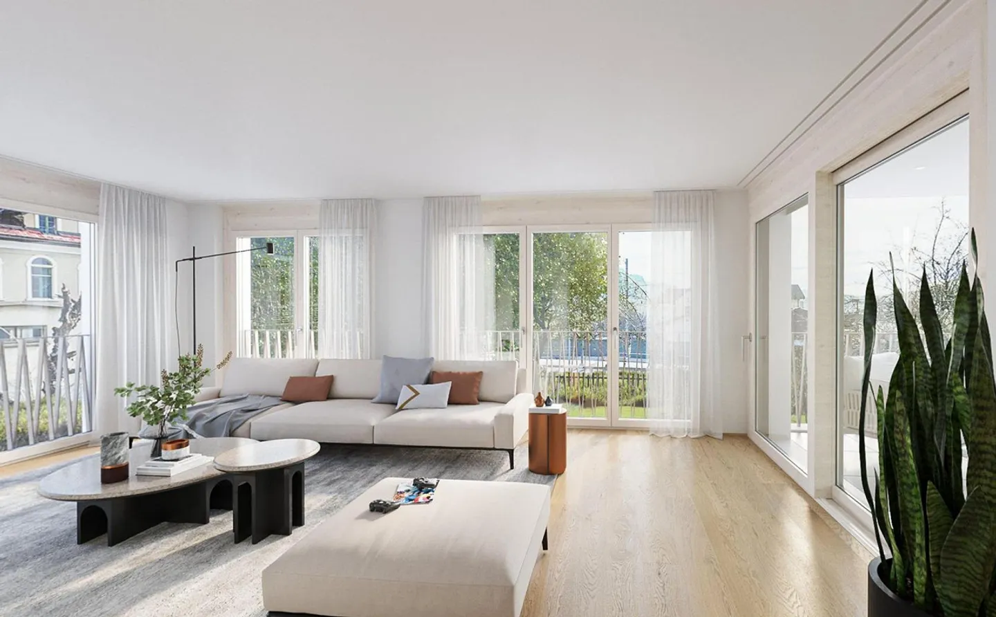 Vivre avec confort - Appartement de 4,5 pièces au rez-de-chaussée - Photo 2 sur 7