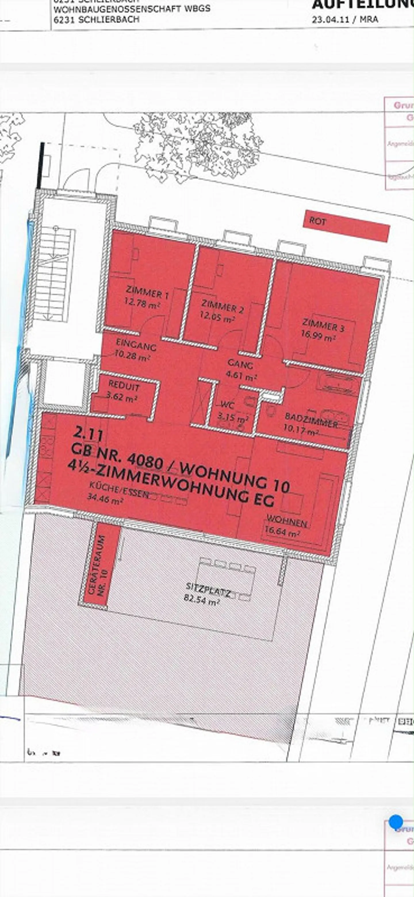 Appartamento moderno di 4,5 stanze al piano terra a Schlierbach - disponibile immediatamente! - Foto 9 di 9