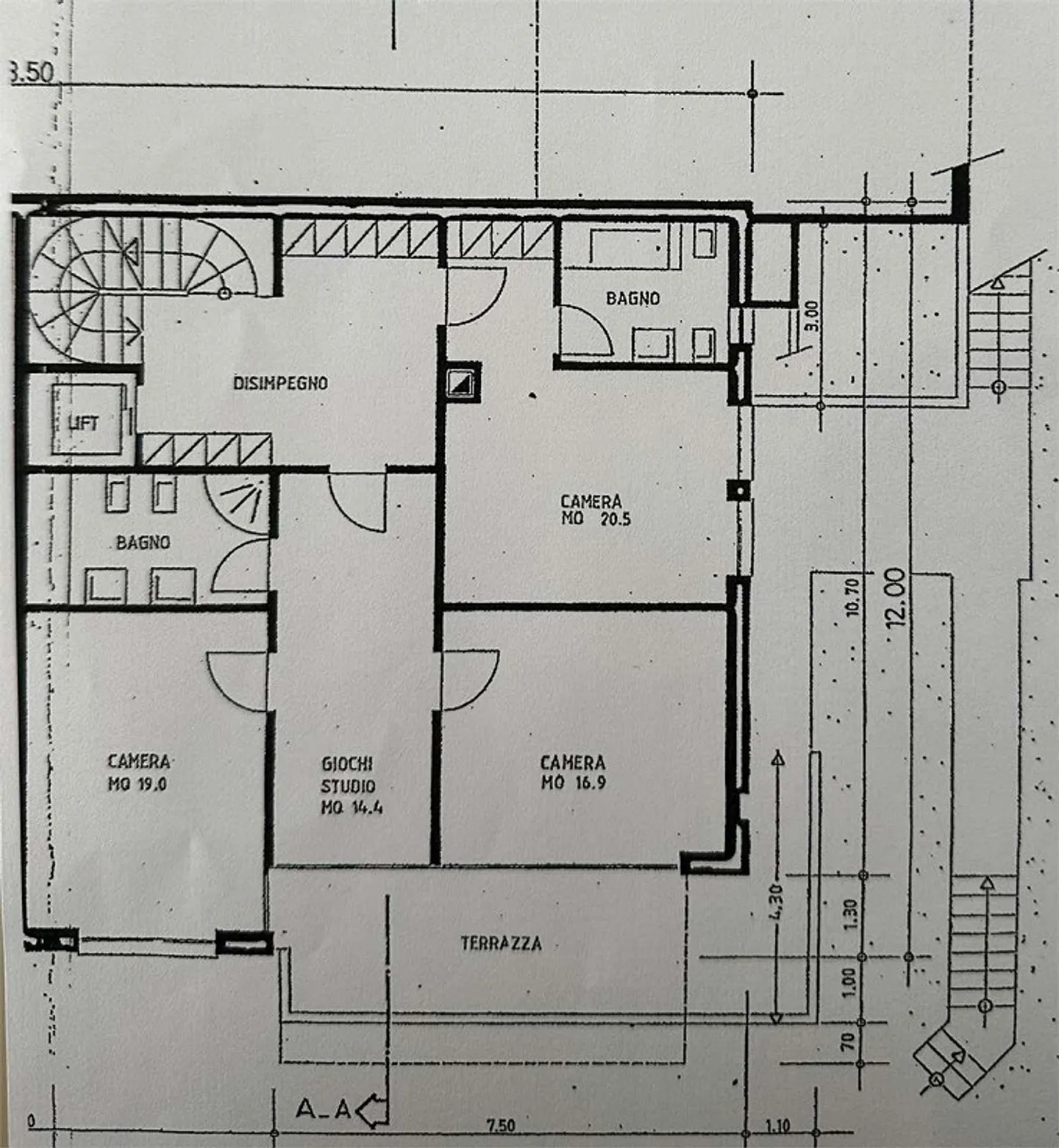 Ref. 2664 Geräumige Doppelhaushälfte in Lugano mit Panoramaterrassen - Foto 3 von 5