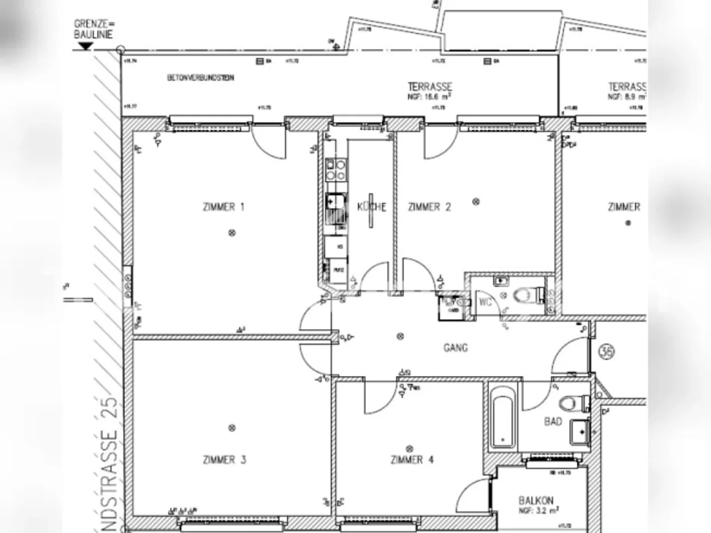 Appartement central de 4 pièces à Helvetiaplatz (Rénové en 2011) - Photo 1 sur 1